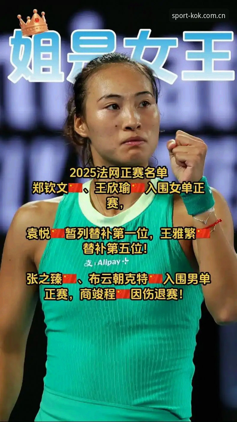 3个关键看点：郑钦文法网保分战，王欣瑜种子突围，张帅挑战30号种子